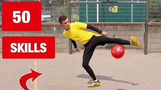 50 Football skills you can learn in 5 minutes [upl. by English979]