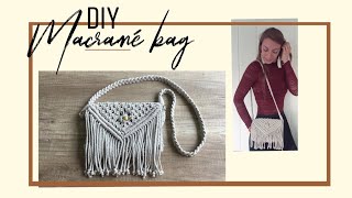 DIY MACRAMÉ Tutorial bolso  macrame bag paso a paso  Degrenette [upl. by Irreg68]