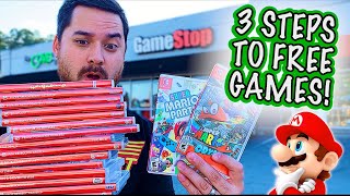 How to get games FREE FROM GAMESTOP [upl. by Ilecara693]