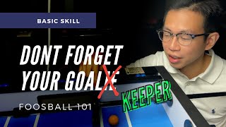 How To MASTER The GOALKEEPER  Foosball 101 foosball tips [upl. by Asirrom872]