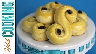 How to Make Lussekatter  Swedish Saffron Buns  Hilah Cooking [upl. by Mahmoud]