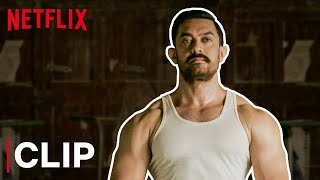 Aamir Khans Crazy Fight Scene  Dangal  Netflix India [upl. by Clarisa554]