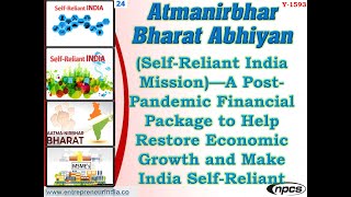 Atmanirbhar Bharat Abhiyan SelfReliant India Mission [upl. by Annaej]