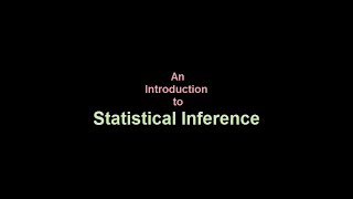 An Introduction to Statistical Inference [upl. by Nairrod736]