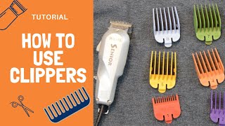 How to Use Clippers  Haircuts at Home [upl. by Khano919]