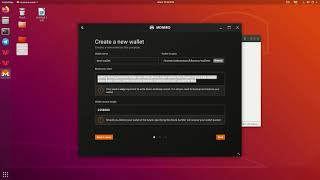 Linux Monero GUI wallet tutorial for beginners simple mode [upl. by Bixler371]