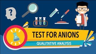 Qualitative Analysis  Test for Anions [upl. by Yerffoj551]