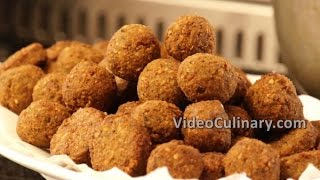 Falafel Recipe  Vegan Middle Eastern Food  Video Culinary [upl. by Dolphin]