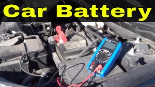 Testing A Car Battery With A MultimeterSuper Easy Tutorial [upl. by Dumas]