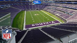 Tour the Vikings New US Bank Stadium with Chad Greenway amp Kyle Rudolph  NFL [upl. by Dadirac224]