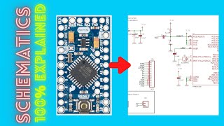 Arduino Pro Mini Board Schematics 100 Explained [upl. by Annaerdna823]