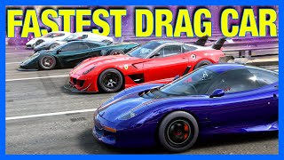 Forza Horizon 5  FASTEST DRAG CAR IN THE GAME Forza Science [upl. by Yeslah]