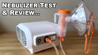 Nebulizer Review amp Unboxing Testing [upl. by Arodnap]