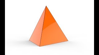 How to make a paper PYRAMID easy [upl. by Meijer]