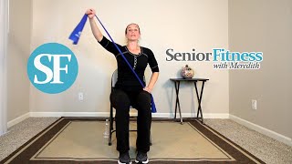 Senior Fitness  Seated Resistance Band Workout For Beginners [upl. by Aryajay]