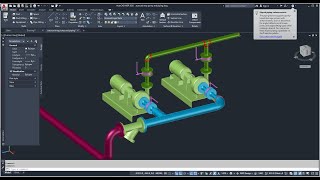 AutoCAD MEP Pumping and piping [upl. by Cobb]