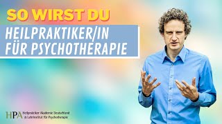 ✅ Heilpraktiker für Psychotherapie werden Anleitung [upl. by Kelula]