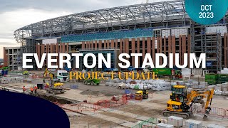 LATEST EVERTON STADIUM DRONE FOOTAGE [upl. by Yahsan]