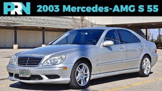 Supercharged German Missile  2003 MercedesBenz S 55 AMG Review [upl. by Crosby557]