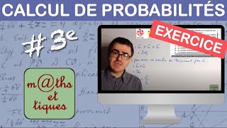 EXERCICE  Calculer une probabilités  Troisième [upl. by Neumann596]