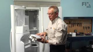 Whirlpool Refrigerator Repair  How to Replace the Ice Maker [upl. by Magdala]