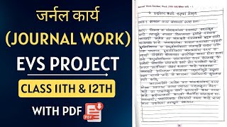 Journal Work  Seminar Work  EVS Project Class 11th And 12th  PDF Download [upl. by Herzog198]