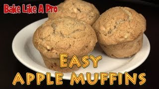 Easy Apple Muffins Recipe [upl. by Ahsert641]