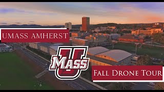 UMass Amherst  Autumn Campus Drone Tour HD [upl. by Emelina700]