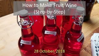 How to Make Fruit Wine Step by Step [upl. by Yousuf]