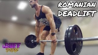 How to Perform Romanian Deadlift  Hamstring Leg Exercise [upl. by Yasdnil]