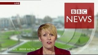 That sinking feeling  Reporter sinks live on air  BBC News [upl. by Grimes641]