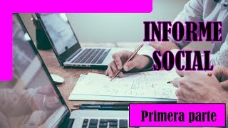 Informe social [upl. by Ahsilef]