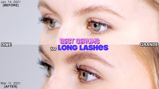 Testing BEST SERUMS For LONG LASHES [upl. by Liuqa]