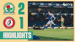 Blackburn Rovers 21 Bristol City  Highlights [upl. by Euphemiah]