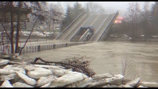 BRIDGE COLLAPSE WATCH the work of PRIESTLY DEMOLITION [upl. by Kirven]