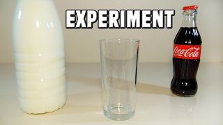 Coca Cola Milk Experiment [upl. by Issej]