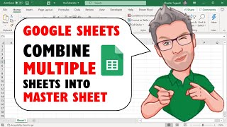 Combine or Pull Data from Multiple Sheets into a Master sheet in Google Sheets [upl. by Otrevogir]