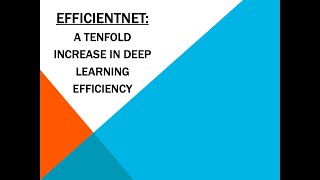 EfficientNet Theory [upl. by Sinnal]