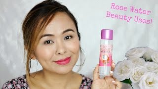 How to Use Rose Water Beauty amp Hair Benefits  TiTis Corner [upl. by Lobel48]