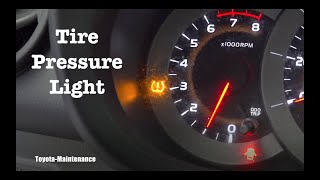 Toyota RAV4 Tire Pressure Warning Light [upl. by Nesyt750]