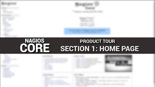 Navigating the Nagios Core interface and home page Tour Part 1 [upl. by Chemash717]