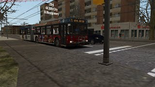 OMSI 2  Cayuga USA Refreshed 10  Route 75 Arrott Transportation Center  Wayne Junction [upl. by Yrohcaz]