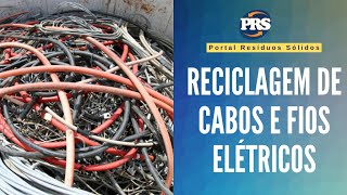 Reciclagem de cabos e fios eletricos [upl. by Dadirac494]