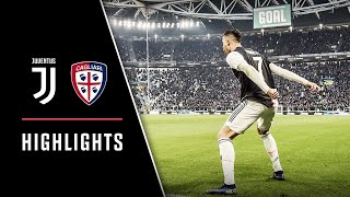 HIGHLIGHTS Juventus vs Cagliari  40  Ronaldo hattrick [upl. by Ime]