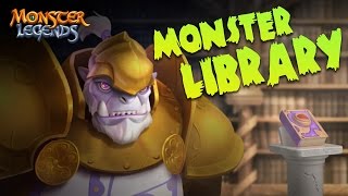 Monster Library  Monster Legends [upl. by Cirilla]