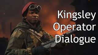 Vanguard Zombies  Kingsley Operator Dialogue [upl. by Aeslahc516]