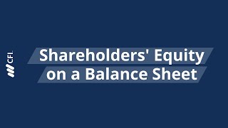 Shareholders Equity on a Balance Sheet Explained [upl. by Annad]