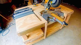 DIY Workbench With a SECRET [upl. by Annahsit]