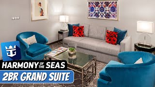 Harmony of the Seas  Grand Suite  2 Bedroom Full Tour amp Review 4K  Royal Caribbean Cruise Line [upl. by Gilliette947]