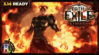 Path of Exile 314  Flame Wall Spellslinger Build  Elementalist Witch  PoE Ultimatum  PoE 314 [upl. by Frederigo188]